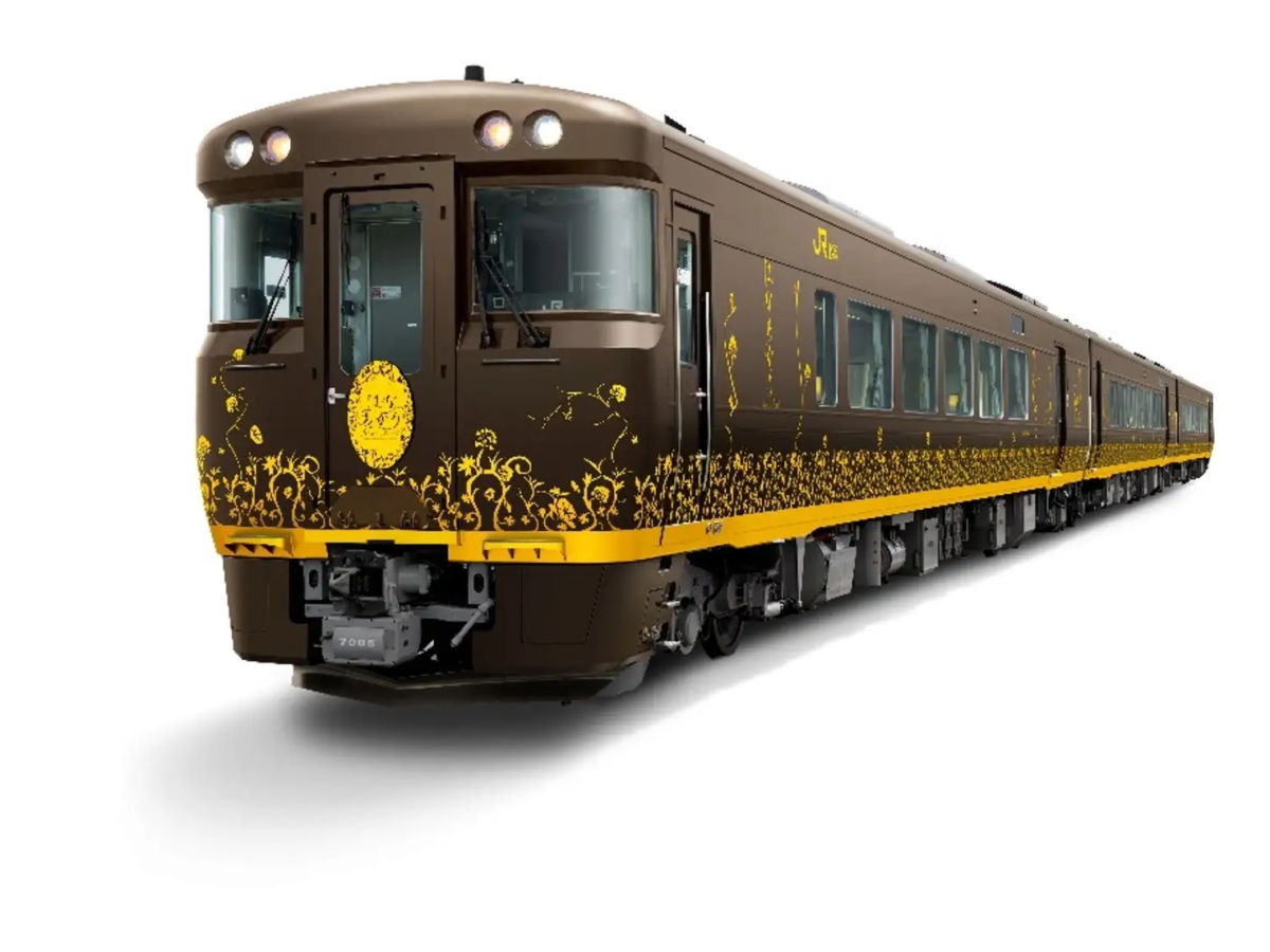 u*f様 行先板 サボ 　大阪行 鳥栖行 　国鉄JR西日本EF58EF30ED7 大阪・関西万博に合わせたプラスワントリップに観光列車「はなあかり