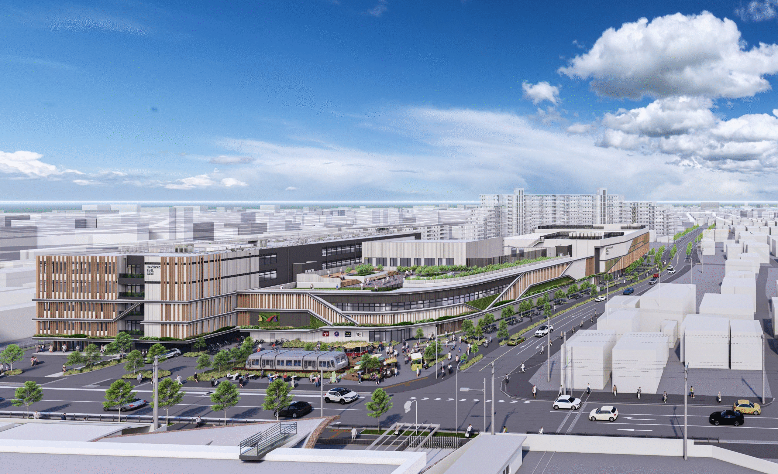 総走行距離160km 大宮駅近辺にて手渡し 大宮駅西口に新たなランドマーク誕生へ―「桜木PPJ」プロジェクトが始動