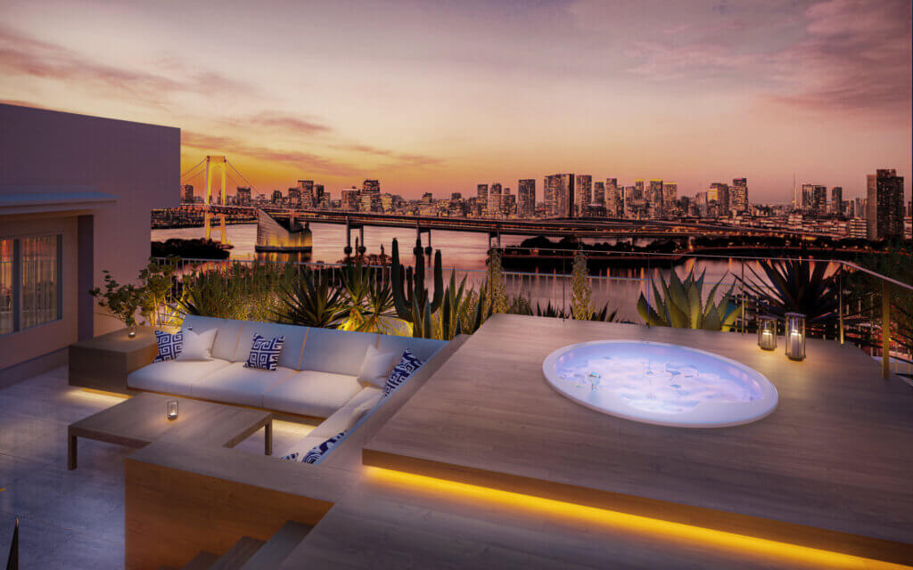 客室(スイートルーム 屋外テラス 一例) イメージ