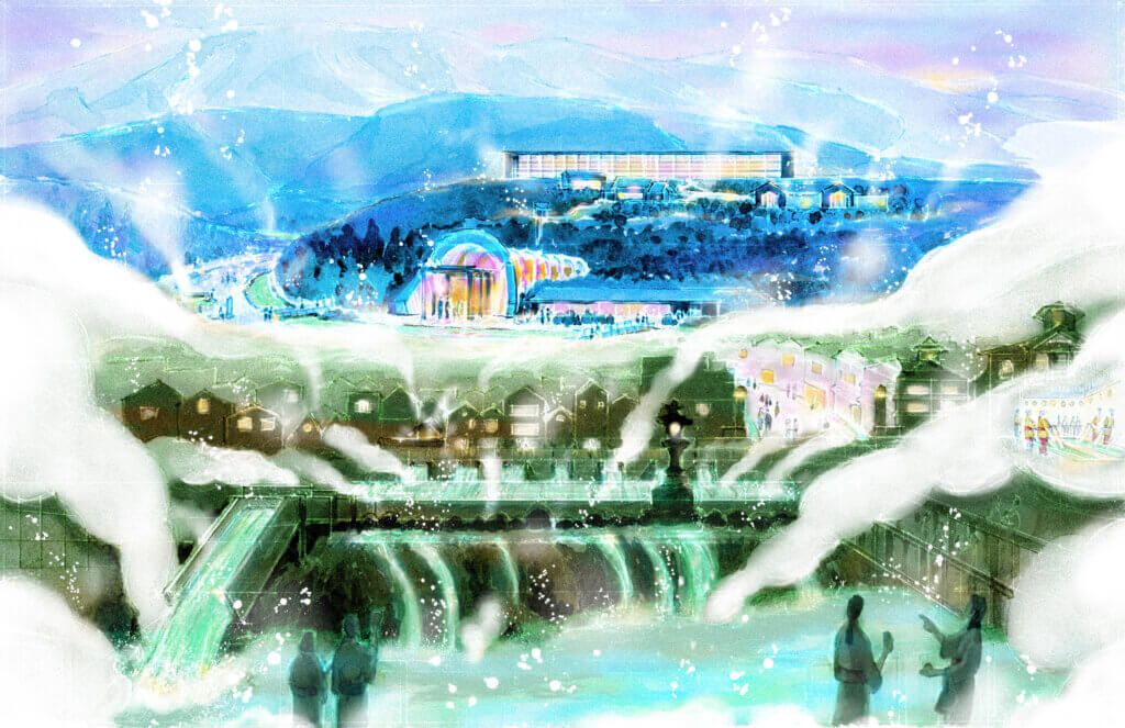 草津温泉街と専用のトンネルでつながる界 草津