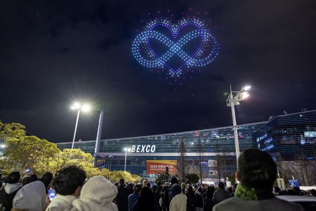ドローンショー・コリア