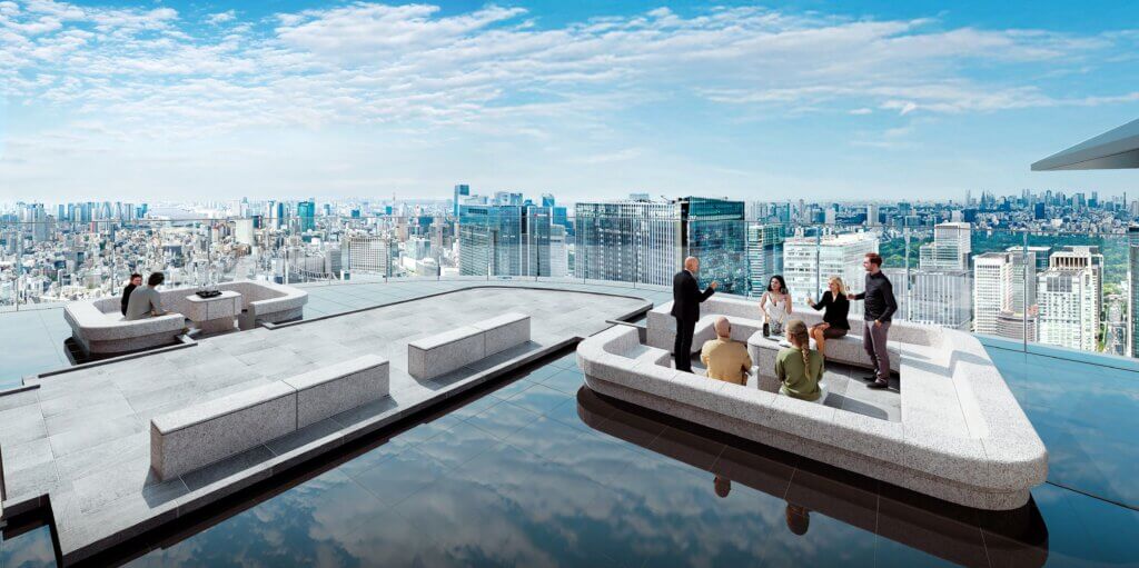 50階パーティラウンジ前テラスイメージ