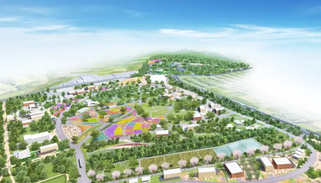 空から見たGREEN×EXPO 2027会場