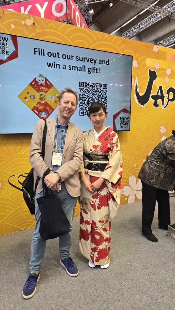 フランクフルト在住の日本舞踊家、西川扇夢二（永井佐知子）さんと