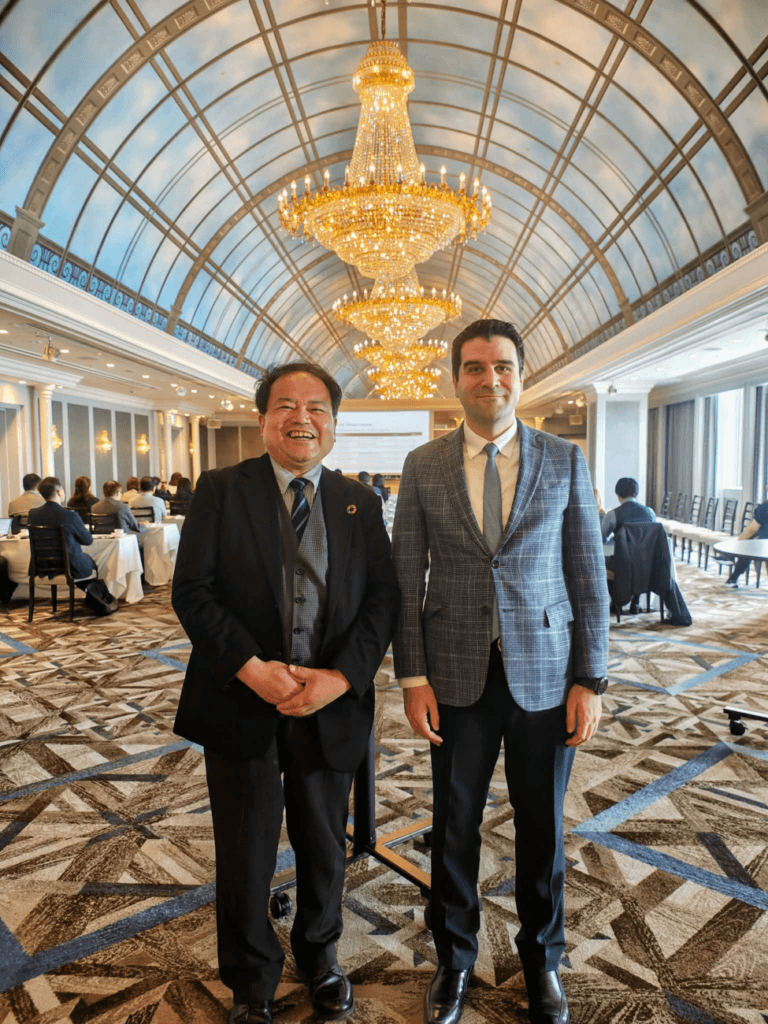 ターキッシュエアラインズ　日本支社長　アフメット・トゥージュ氏と