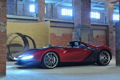 プレスリリースより Pininfarina Sergio concept car on Ferrari mechanicals (フェラーリをベースとしたコンセプトカー 「Pininfarina Sergio」)