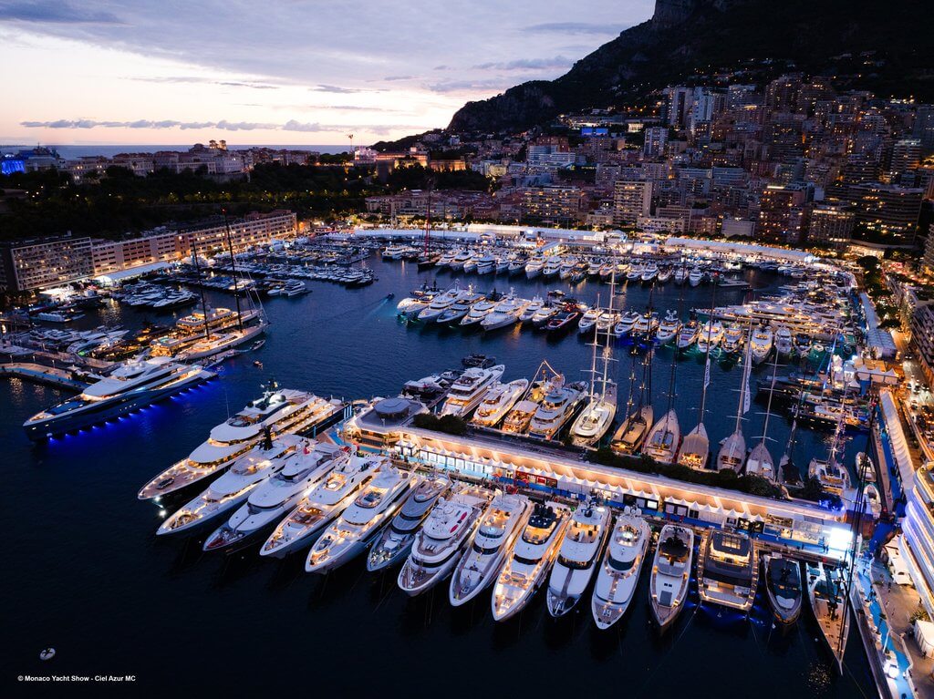 モナコ・ヨットショーの様子　©Monaco Yacht Show
