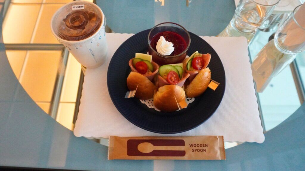 カフェのメニューはどれも美味しいものでした