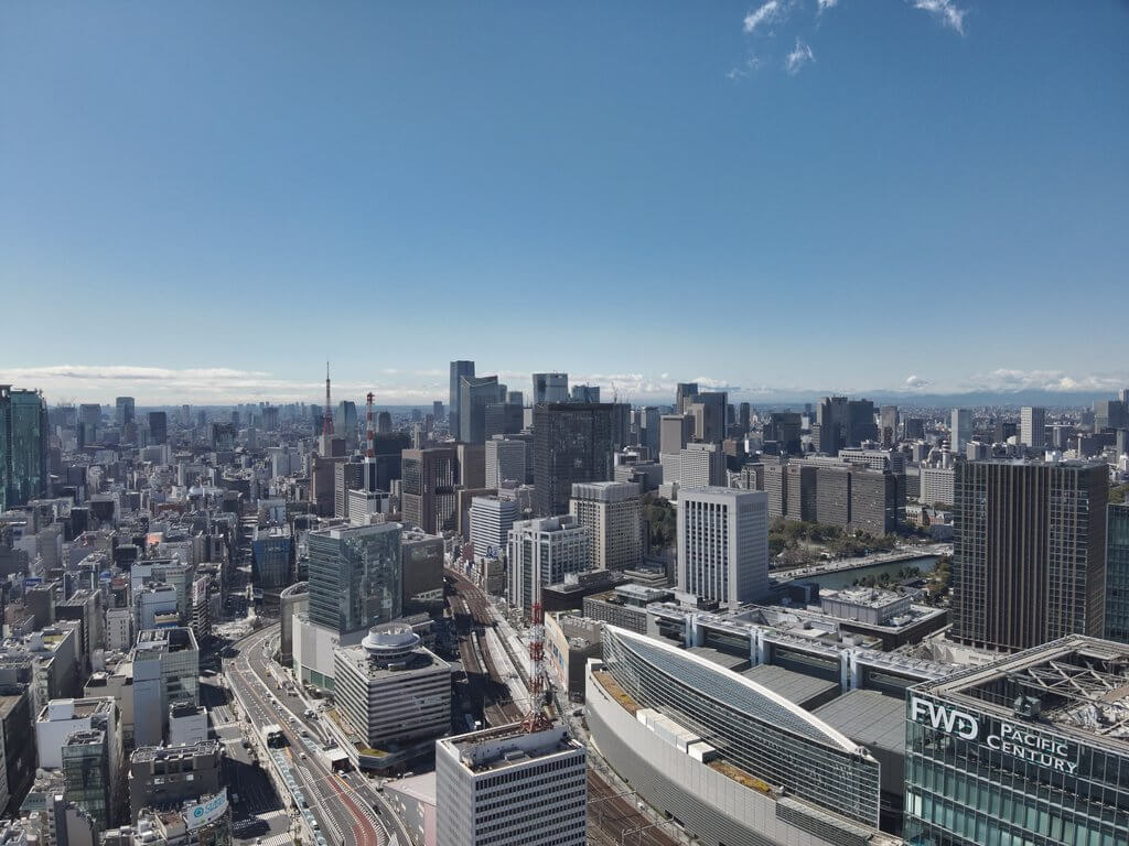 43階からの眺望イメージ（南西方向）